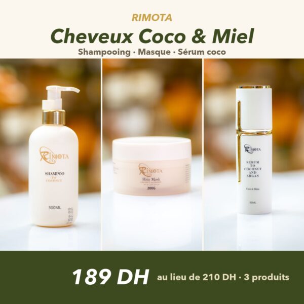 Pack Cheveux Coco & Miel