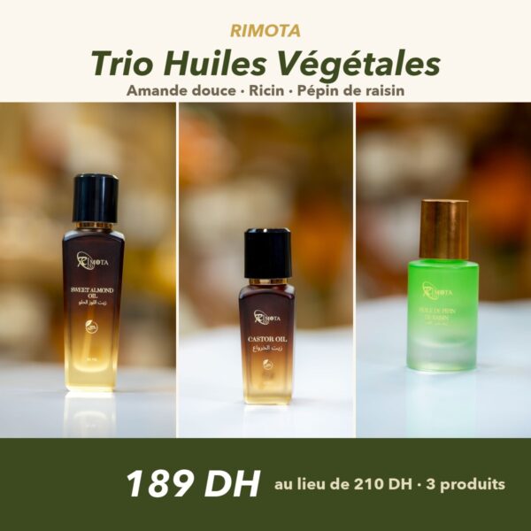 Pack Trio Huiles Végétales